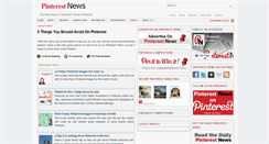 Desktop Screenshot of pinterestnews.org