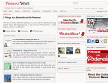 Tablet Screenshot of pinterestnews.org